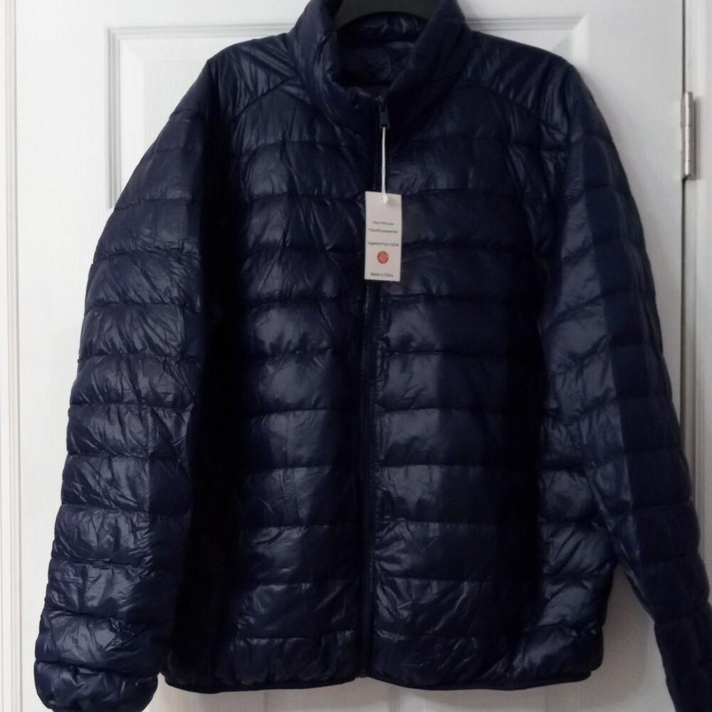Sayfut navy blue packable winter